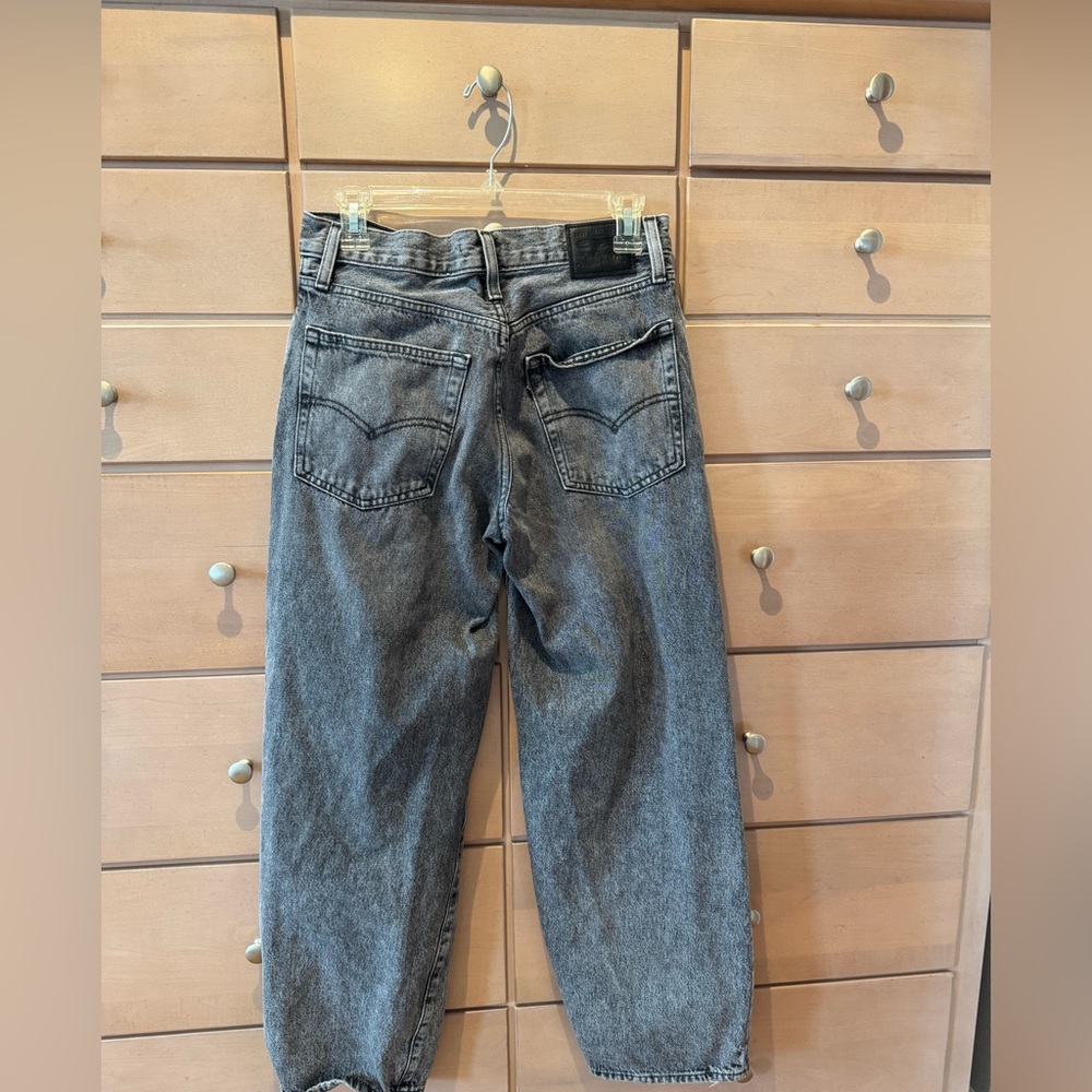 Levi's Black and Gray Denim “Baggy Dad” Jeans Size 26. - Picture 4 of 11